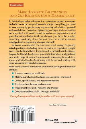 Basic Engineering Calculations For Contractors,New