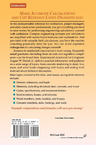 Basic Engineering Calculations For Contractors,New