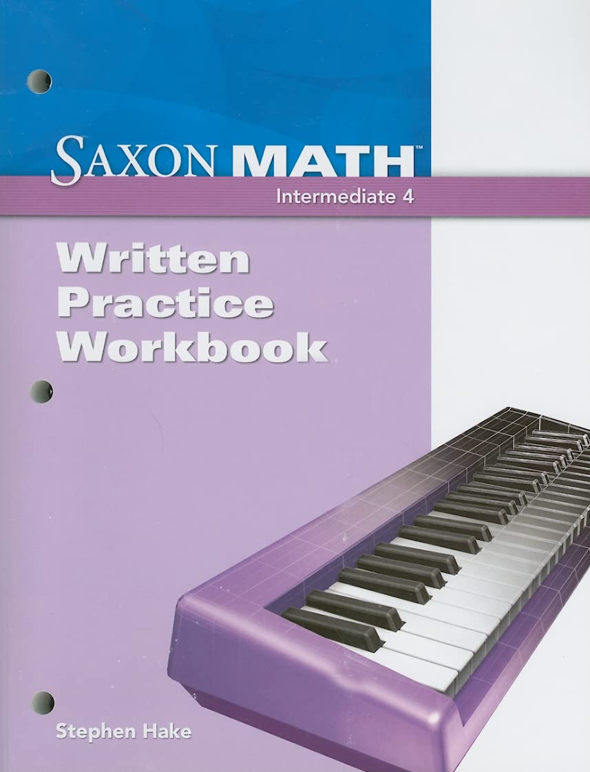 Written Practice Workbook (Saxon Math Intermediate 4),Used