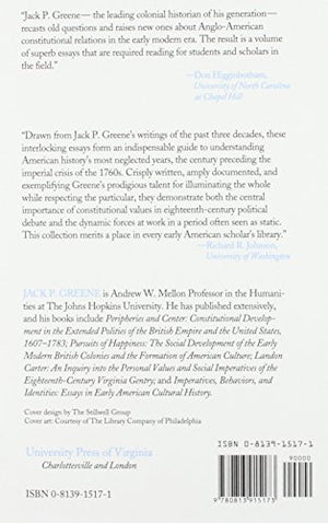 Negotiated Authorities: Essays In Colonial Political And Constitutional History,Used