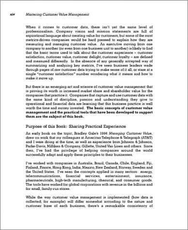 Mastering Customer Value Management: The Art and Science of Creating Competitive Advantage,Used