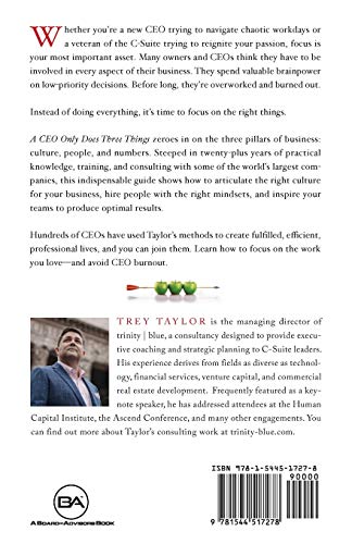 A CEO Only Does Three Things: Finding Your Focus in the CSuite,Used