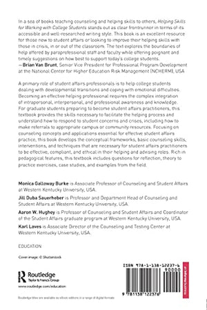 Helping Skills for Working with College Students,Used