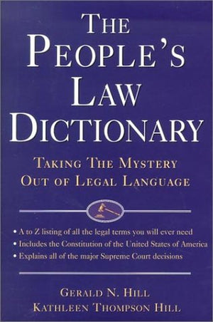 The People's Law Dictionary,New