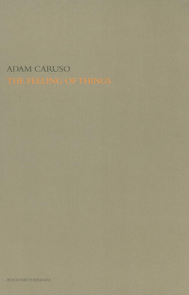 The Feeling Of Things By Adam Caruso