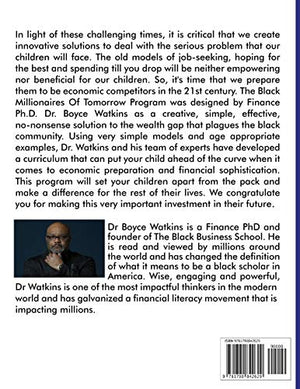 The Black Millionaires of Tomorrow: A WealthBuilding Study Guide for Children  Middle School: Money,Used