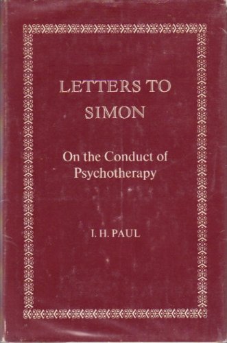 Letters To Simon: On The Conduct Of Psychotherapy,New