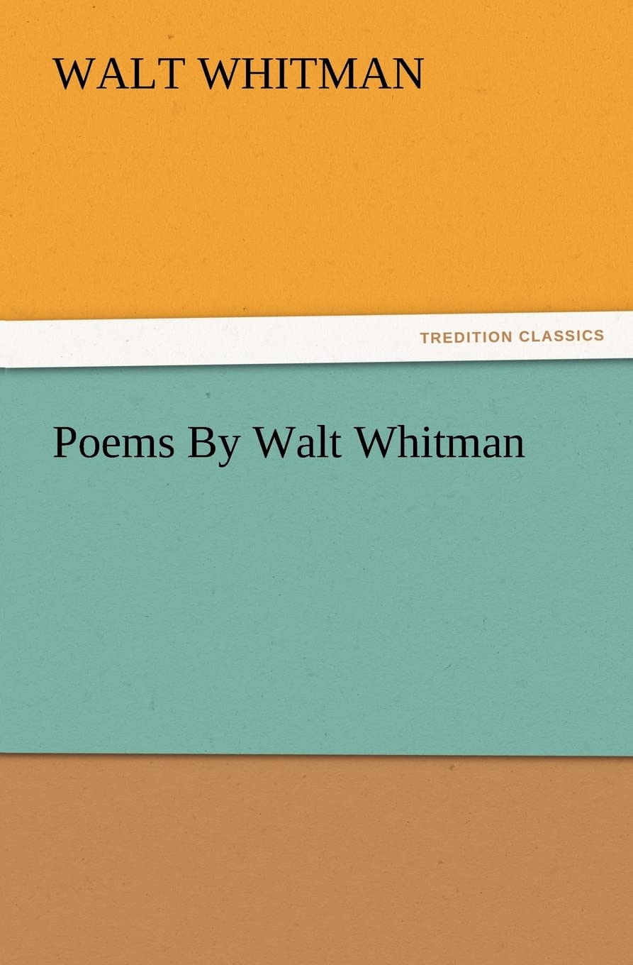 Poems by Walt Whitman,Used