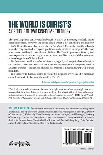 The World is Christ's: A Critique of Two Kingdoms Theology,Used
