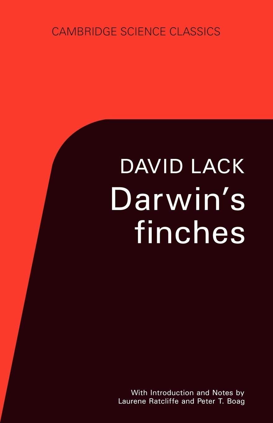 Darwin's Finches (Cambridge Science Classics),Used