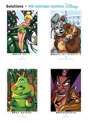 Les grands classiques Disney coloriages / mysteres  coloring book (French Edition),Used
