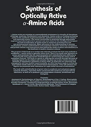 Synthesis of Optically Active AlphaAmino Acids,Used