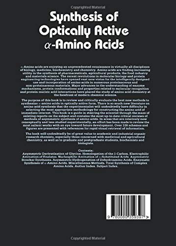 Synthesis of Optically Active AlphaAmino Acids,Used