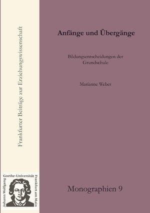 Anfnge und bergnge (German Edition),Used