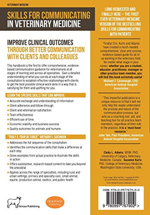 Skills For Communicating In Veterinary Medicine,New