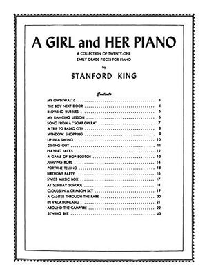 A Girl and Her Piano: Early Grade Pieces for Piano,Used