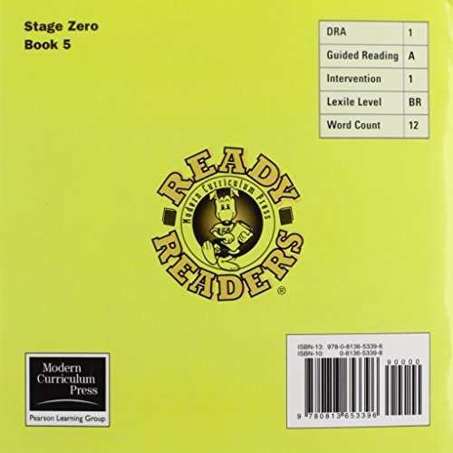 READY READERS, STAGE ZERO, BOOK 5, THE HAT, SINGLE COPY,Used