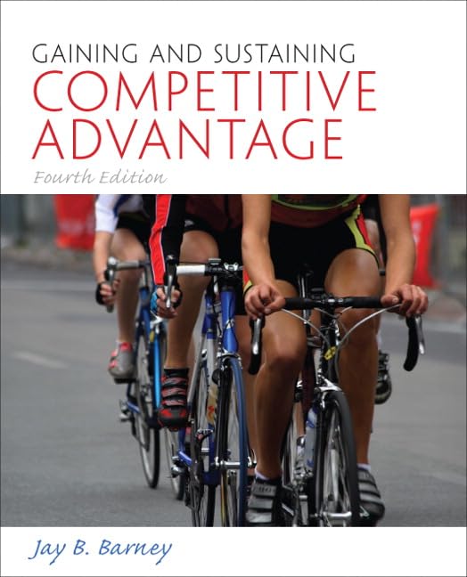 Gaining and Sustaining Competitive Advantage,New