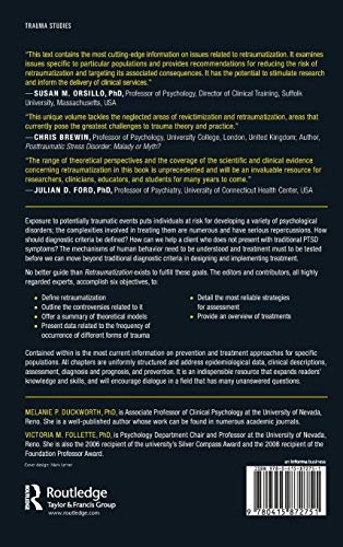 Retraumatization: Assessment, Treatment, and Prevention,Used