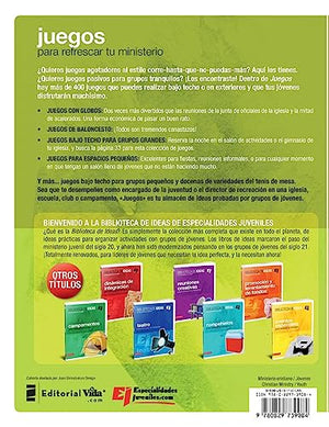 Biblioteca de ideas: Juegos: Para refrescar tu ministerio (Especialidades Juveniles / Biblioteca de Ideas) (Spanish Edition),Used