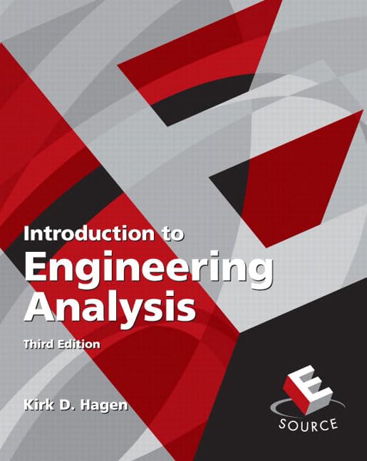Introduction To Engineering Analysis,New