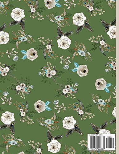 Sketchbook: Floral Sketch paper to draw, and sketch in 120 pages (8.5x11 Inch).,Used