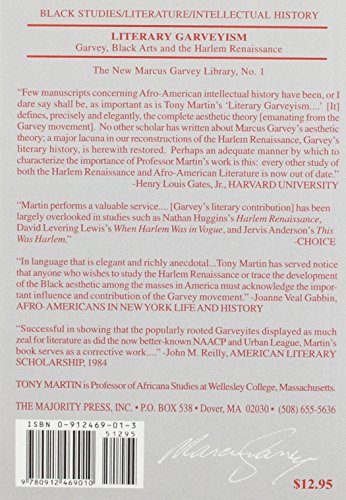 Literary Garveyism: Garvey, Black Arts, and the Harlem Renaissance,Used