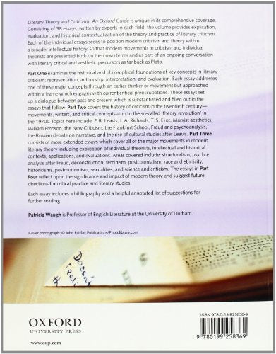 Literary Theory And Criticism: An Oxford Guide,New
