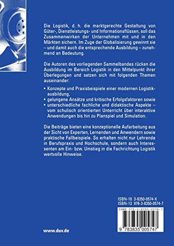 Ausbildung in der Logistik (Leobener Logistik Cases) (German Edition),Used