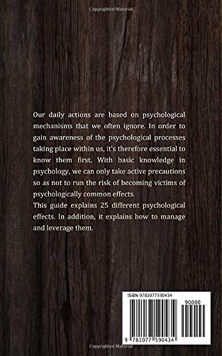 Psychology for Beginners: Introduction to the Basics of Psychology  Simple Explanation of 25 psychological Effects,Used