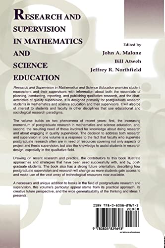 Research and Supervision in Mathematics and Science Education,Used