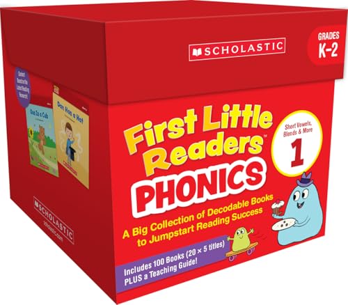 First Little Readers: Phonics Set 1 / Short Vowels, Blends & More (MultipleCopy Set): A Big Collection Of Decodable Books For B