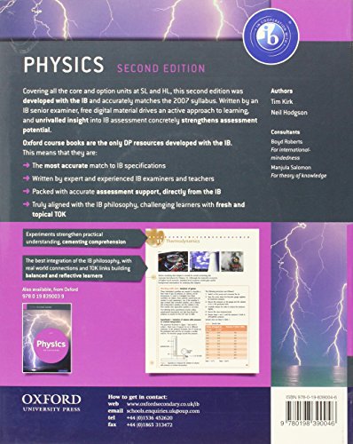 IB Physics Course Book: Oxford IB Diploma Program,Used