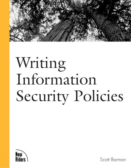 Writing Information Security Policies,Used