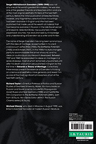Towards a Theory of Montage: Sergei Eisenstein Selected Works, Volume 2,New