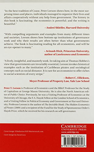 Anarchy Unbound: Why SelfGovernance Works Better Than You Think (Cambridge Studies in Economics, Choice, and Society),Used