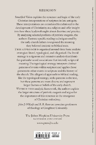 Sanctified Vision: An Introduction To Early Christian Interpretation Of The Bible,New