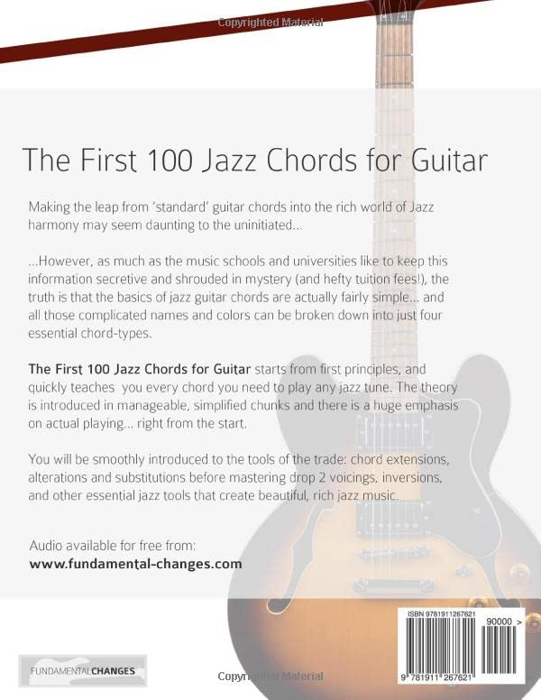 Guitar: The First 100 Jazz Chords for Guitar: How to Learn and Play Jazz Guitar Chords for Beginners (Learn How to Play Jazz Gui,Used
