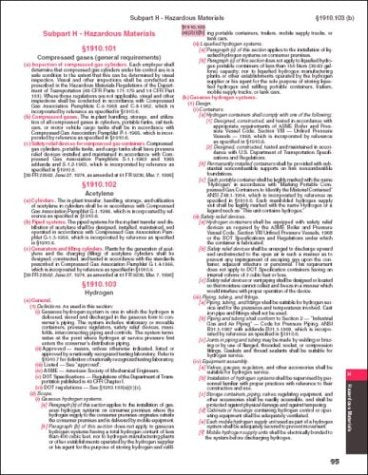 29 CFR 1910 OSHA General Industry Regulations,Used