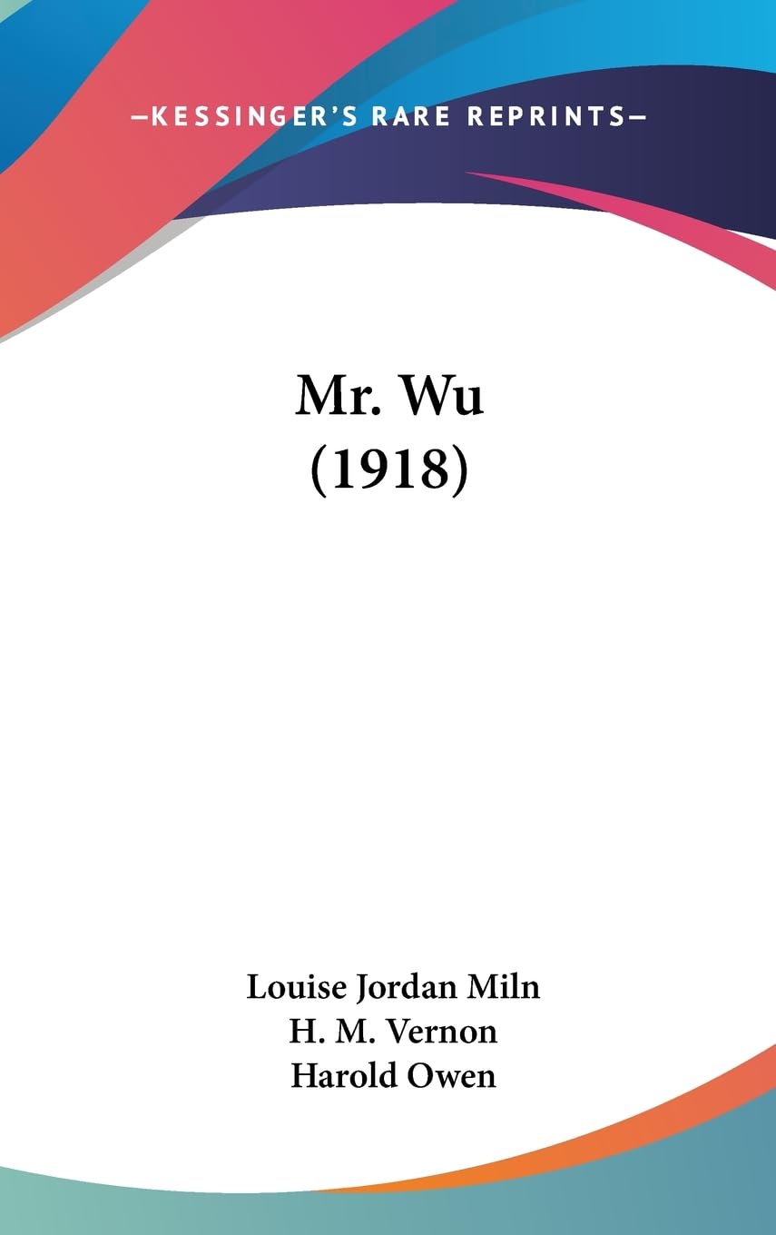 Mr. Wu (1918),New