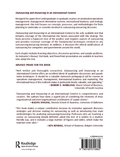 Outsourcing and Insourcing in an International Context,Used