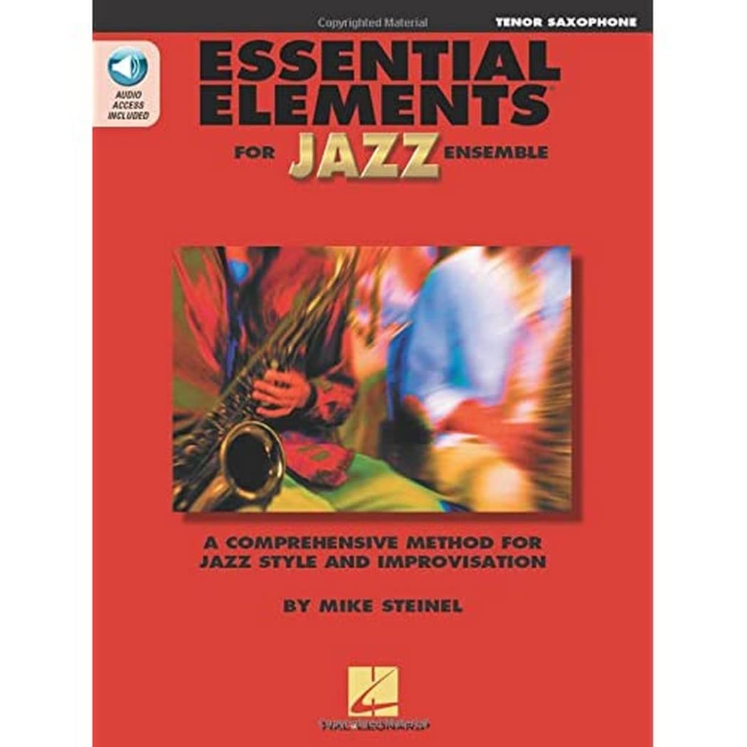 Essential Elements For Jazz Ensemble Tenor Saxophone Method Book/Online Media (Instrumental Jazz),Used