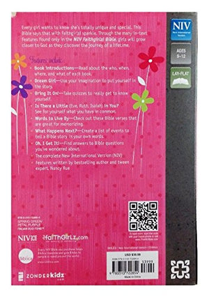 NIV, Faithgirlz! Bible: Revised Edition, Leathersoft, Purple/Green,Used