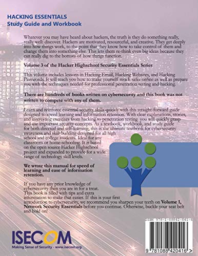 Hacking Essentials: Study Guide & Workbook  Volume 3 (Security Essentials Study Guide & Workbook),Used