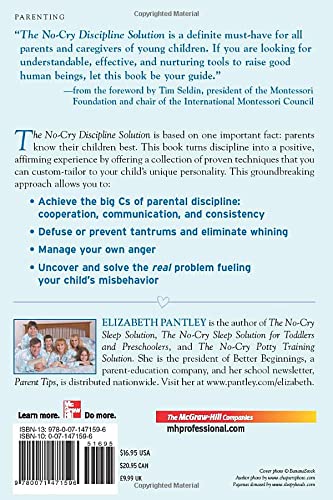 The NoCry Discipline Solution: Gentle Ways to Encourage Good Behavior Without Whining, Tantrums, and Tears: Foreword by Tim Sel,Used