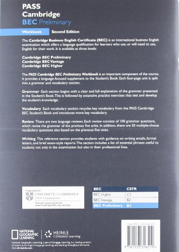 PASS Cambridge BEC Preliminary: Workbook,Used
