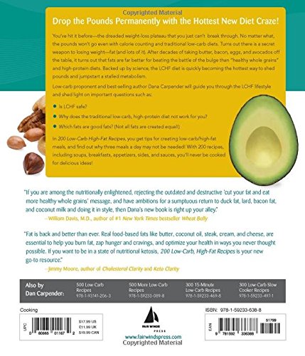200 Lowcarb, Highfat Recipes