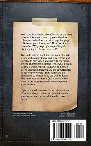 The Little Bitcoin Book: Why Bitcoin Matters for Your Freedom, Finances, and Future,Used