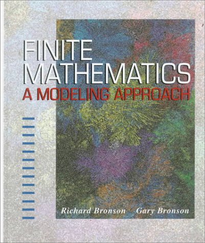 Finite Mathematics: A Modeling Approach,Used