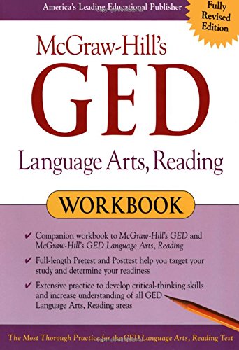 McGrawHill's GED Language Arts, Reading Workbook,Used